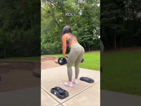 At Home Workout with Adjustable Dumbbells #fitness