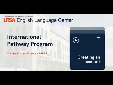 Utsa Graduate Pathway Program Liaison Application Guide Part 1