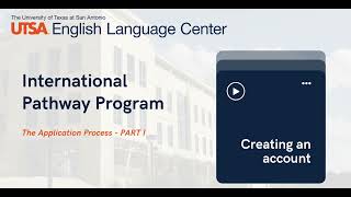 UTSA Graduate Pathway Program Liaison Application Guide: Part 1