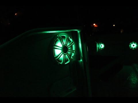 Kicker Marine Coaxial Speakers with LED's
