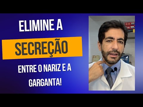 SECREÇÃO OU CATARRO ENTRE O NARIZ E GARGANTA: Descubra de onde vem