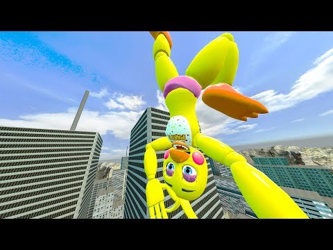 THROWING FNAF 2 ANIMATRONICS OFF SKYSCRAPERS | FNAF Gmod Sandbox  Garry's Mod