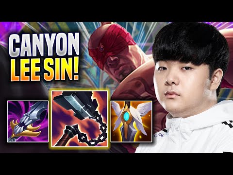 CANYON DOMINATING WITH LEE SIN! - DK Canyon Plays Lee Sin JUNGLE vs Elise! | Preseason 2023