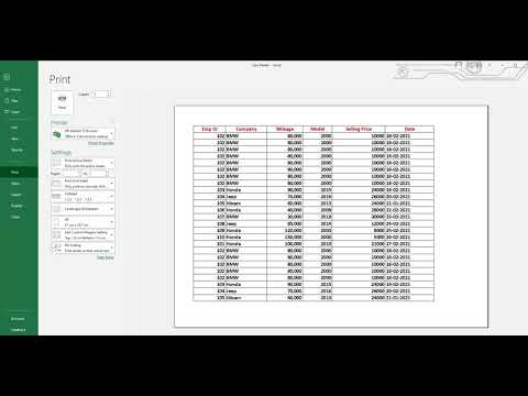 How to print title or heading labels on every page using Print Titles option in MS Excel Urdu Hindi