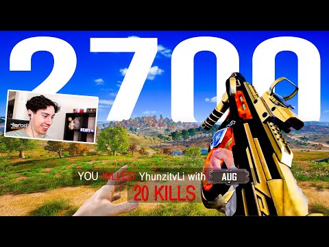 Dropping 20 KILLS & 2700 Damage in 1-MAN-SQUADS (PUBG)