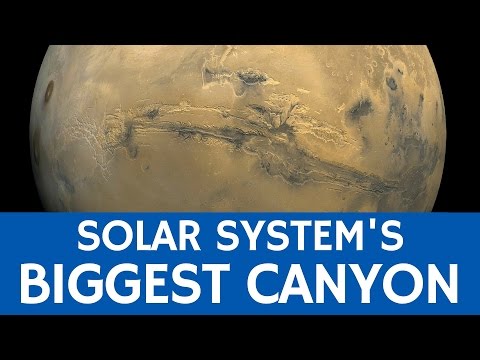 Solar System's Grandest Canyon (Valles Marineris) – Quick Facts about Mars