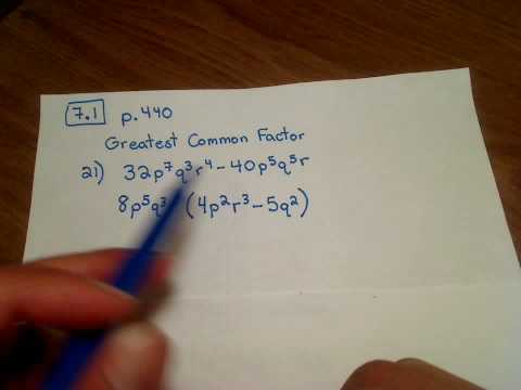 Section 7.1 page 440 # 21 and 45