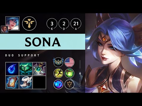 Sona Support vs Nami - NA Challenger Patch 25.17
