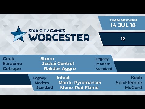 SCGWOR: Round 12 - Cook, Saracino, Cotrupe vs Koch, Spicklemire, McCord | Modern