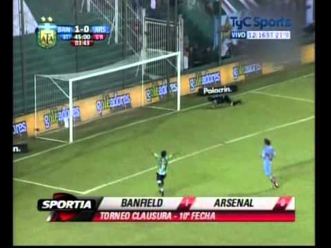Clausura 2011 :: Fecha 10 :: Banfield 1 - Arsenal 0 :: Resumen