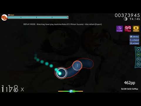 Vaxei | Aoshima Moka (CV: Mimori Suzuko) - kibo refrain [Expert] +HDHRDT 90.51% 1 miss 558pp