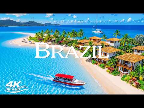 Brazil 🇧🇷 4K Drone Footage | Rio de Janeiro, Famous Beaches & Tropical Paradise | Deep House