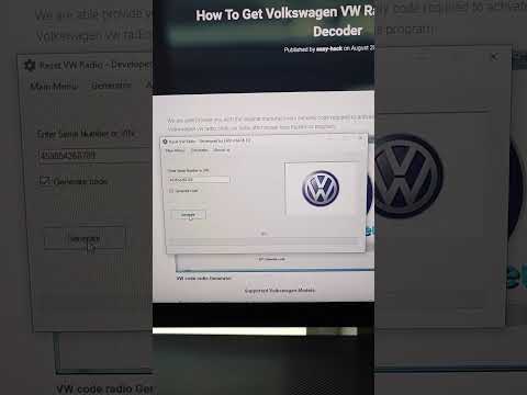 Unlock Your VW Radio for FREE: How to Retrieve Your Volkswagen Radio Code
