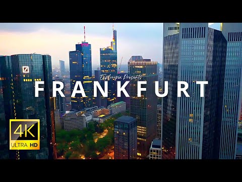 Frankfurt, Germany 🇩🇪 in 4K ULTRA HD 60 FPS by Drone