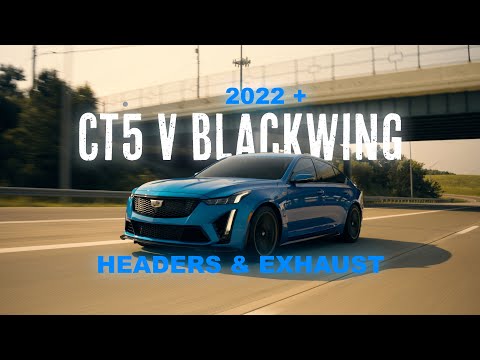 2022 - 2026 Cadillac CT5 V Blackwing Headers & Exhaust from Stainless Works