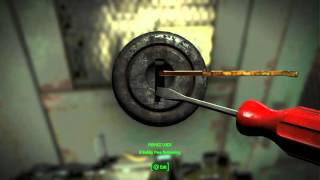 Fallout 4 - When Freedom Calls: Open Security Gate Lockpicking Tutorial (Bobby Pin & Screwdriver)