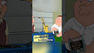 PETER COMPRA UM SAXOFONE #familyguy #shorts