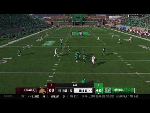 ODM25 Szn1 Sun Belt Championship Marshall at Candlestick's Texas State