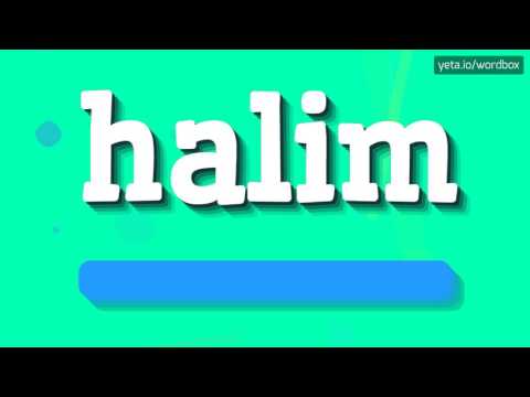 HALIM - HOW TO PRONOUNCE IT!?