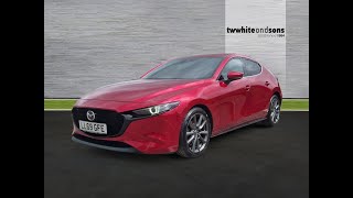 Mazda 3 2.0 SKYACTIV-G MHEV Sport Lux Automatic 5-Door in Soul Crystal Red - LL69 GFE