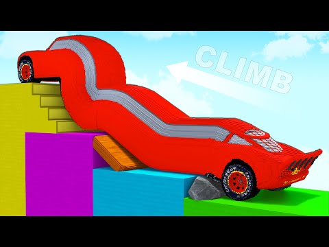 LONG CARS CLIMB TO HIGHEST LEVEL in Teardown