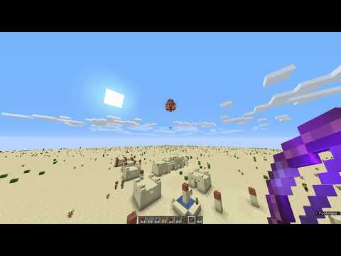 Minecraft Advanced TNT Cluster Bomb Aerial Bombardment With Flaming, Enchanted Effect Arrow Fallout