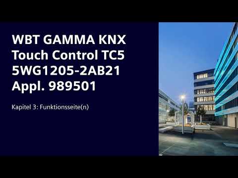 3 Siemens Touch Control TC5 Funktionsseiten