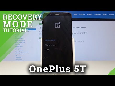 Recovery Mode in OnePlus 5T – OnePlus Recovery Menu Tutorial