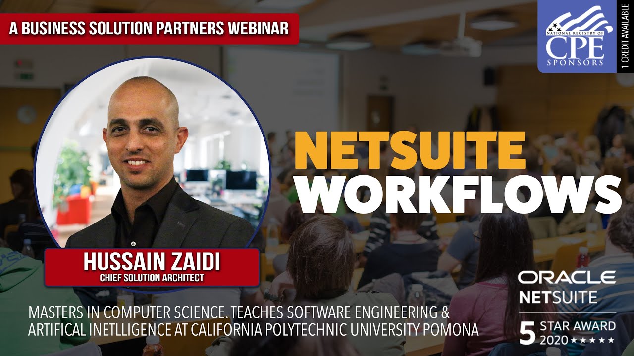 NetSuite Masterclass: Workflows