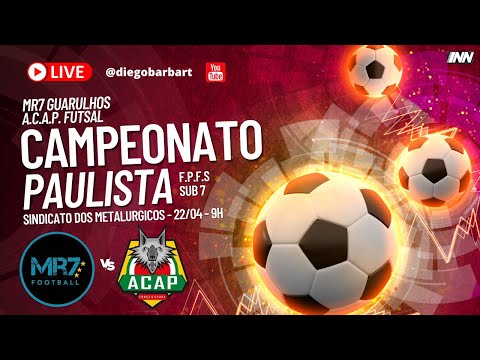 Mr7 x Acap - 4ª rodada - Categoria Sub07 F.P.F.S