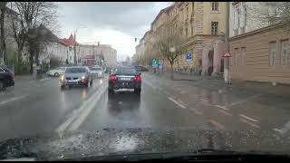 VIDEO Ploaie cu grindină pe Calea Dumbrăvii în Sibiu 1 video