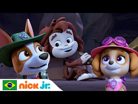Capa de Patrulha Canina | Os filhotes salvam os elefantes | Nick Jr. em Português