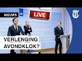 KIJK LIVE: Kabinet over avondklok en schaatstochten