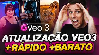 UPDATE Google VEO3 Fast! Faster and Free. How to Create Videos with Google AI!