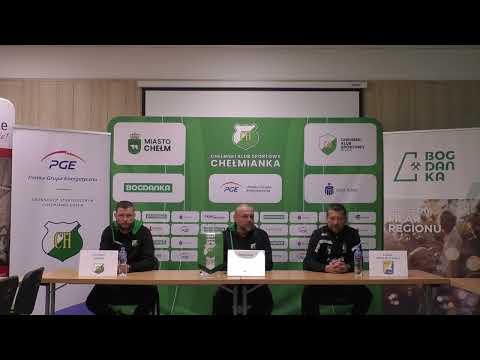 28.10.2023 Konferencja prasowa po meczu Chełmianka Chełm - Avia Świdnik 2:2