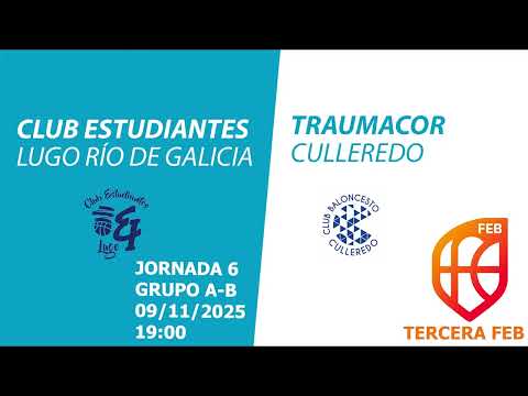 Emisión en directo Club Estudiantes Lugo Río de Galicia vs Traumacor Culleredo.
