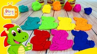 Nauka Kolorów Dla Dzieci Po Polsku | Kaczor Donald z Ciastoliny Play Doh