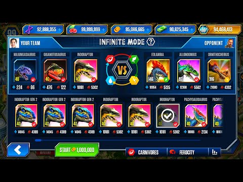 BANANOGMIUS UNLOCKED ALL MAX LEVEL FULL BATTLE | JURASSIC WORLD THE GAME
