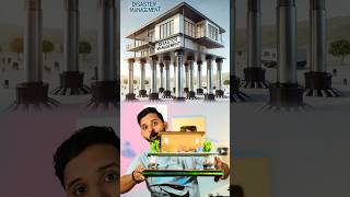 Disaster Management Project Idea | Earthquake Resistant Building Model #science #project #shortvideo
