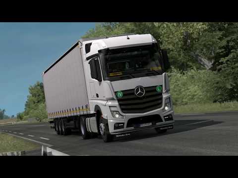 ETS2 1.36 Open Beta Mercedes Actros MP4 1845 Ajaccio - Bastia