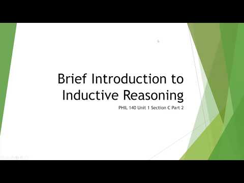 Introduction to Inductive Reasoning