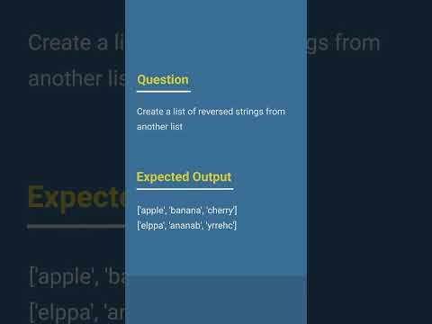Python Interview Questions List Comprehension Video 10 Tjpython Python Tutorjoes