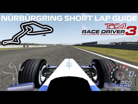 TOCA Race Driver 3 - Nürburgring Short - LAP GUIDE - BMW WilliamsFW27 [HD]