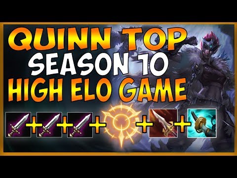 HOW TO BUILD QUINN TOP IN SEASON 10 (DORAN'S STACK + SANGUINE) - League of Legends
