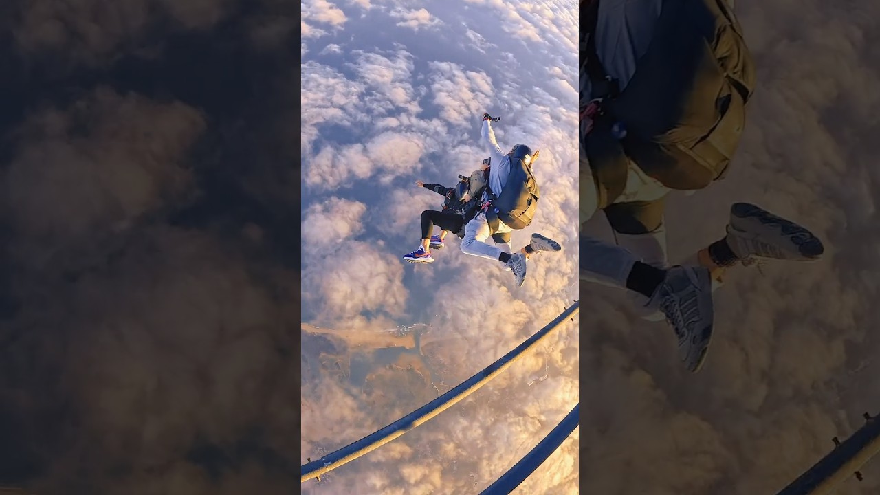 Skydiving || Gravity Couldn't Stop Me #youtube #youtubeshorts #skydiving #hittvfun #fun #adventure