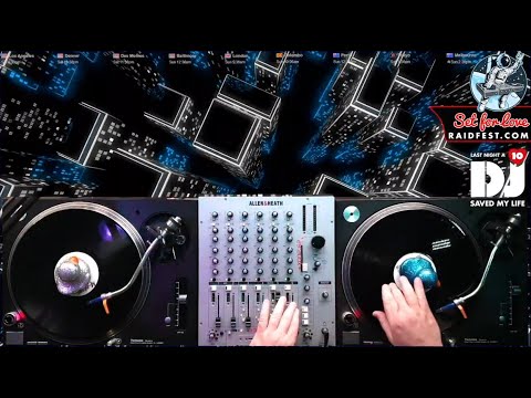 3 hour ALL VINYL TECHNO mix (old + new) fundraiser for Last Night a DJ Saved My Life / Set For Love.