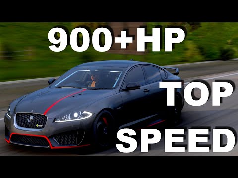 900+HP Jaguar XFR-S - TOP SPEED - Forza Horizon 5