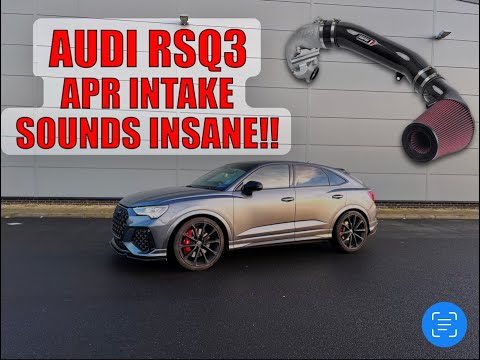 INSANE RSQ3 AIR INTAKE // SOUNDS CRAZY!!