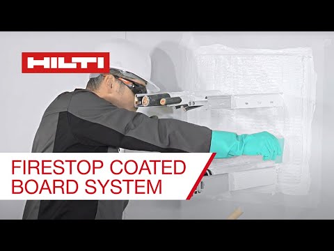 NEW C670 Firestop Coated Board System