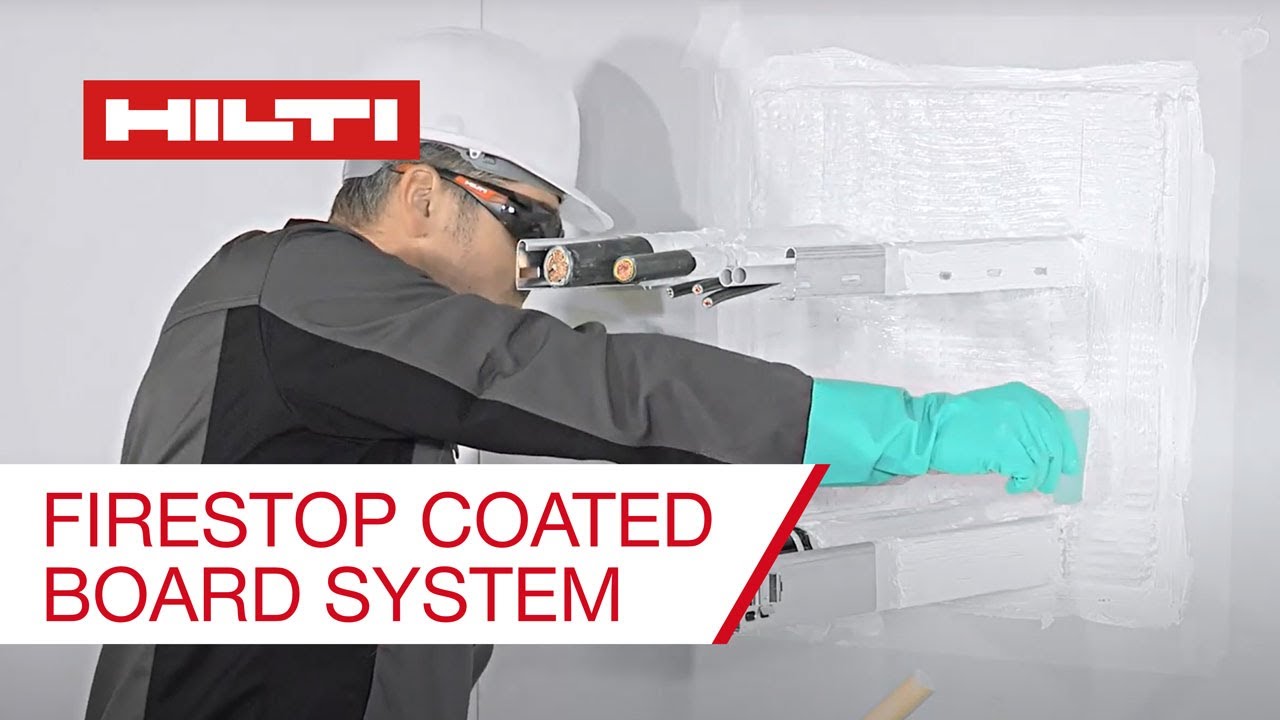 CP 670 Firestop board Firestop coating systems and mortars Hilti GB